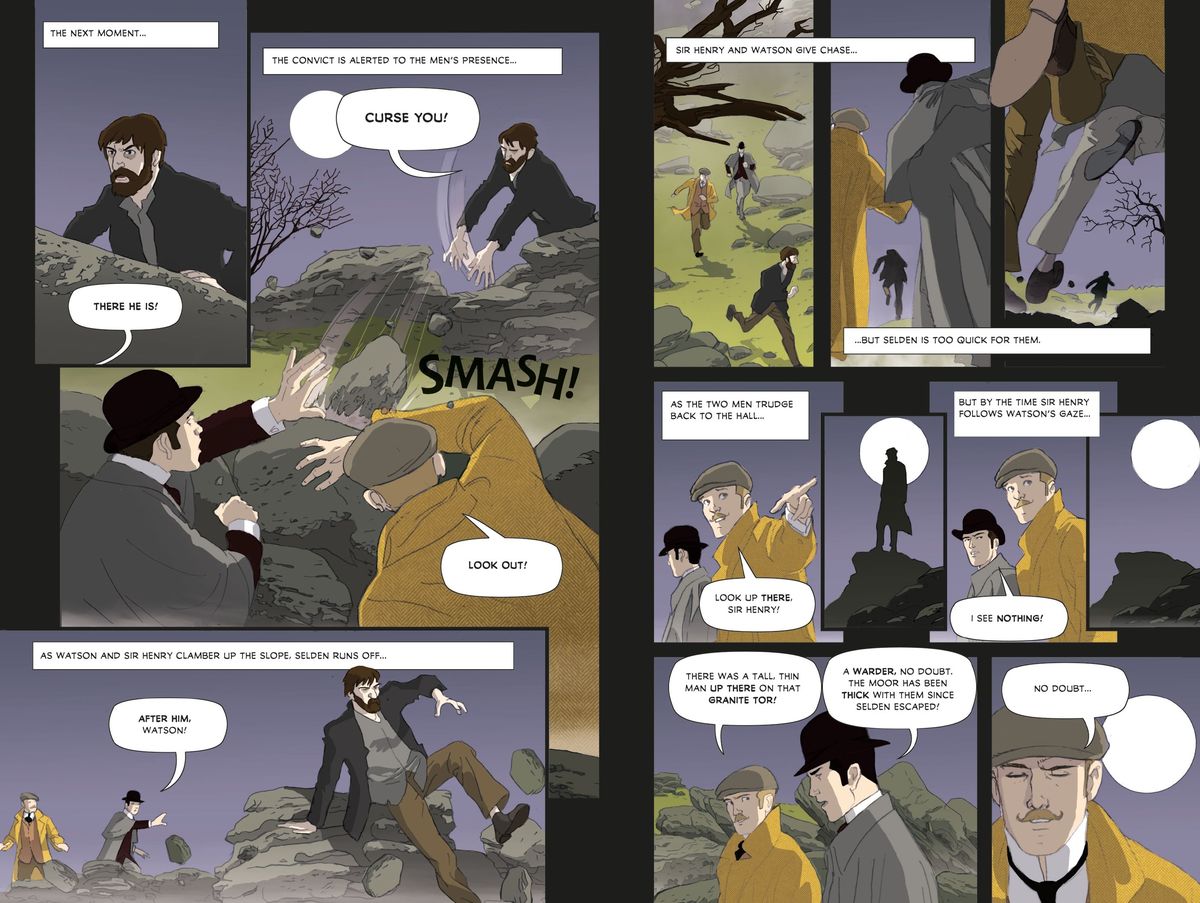 Usborne Graphic Novel The Hound of the Baskervilles