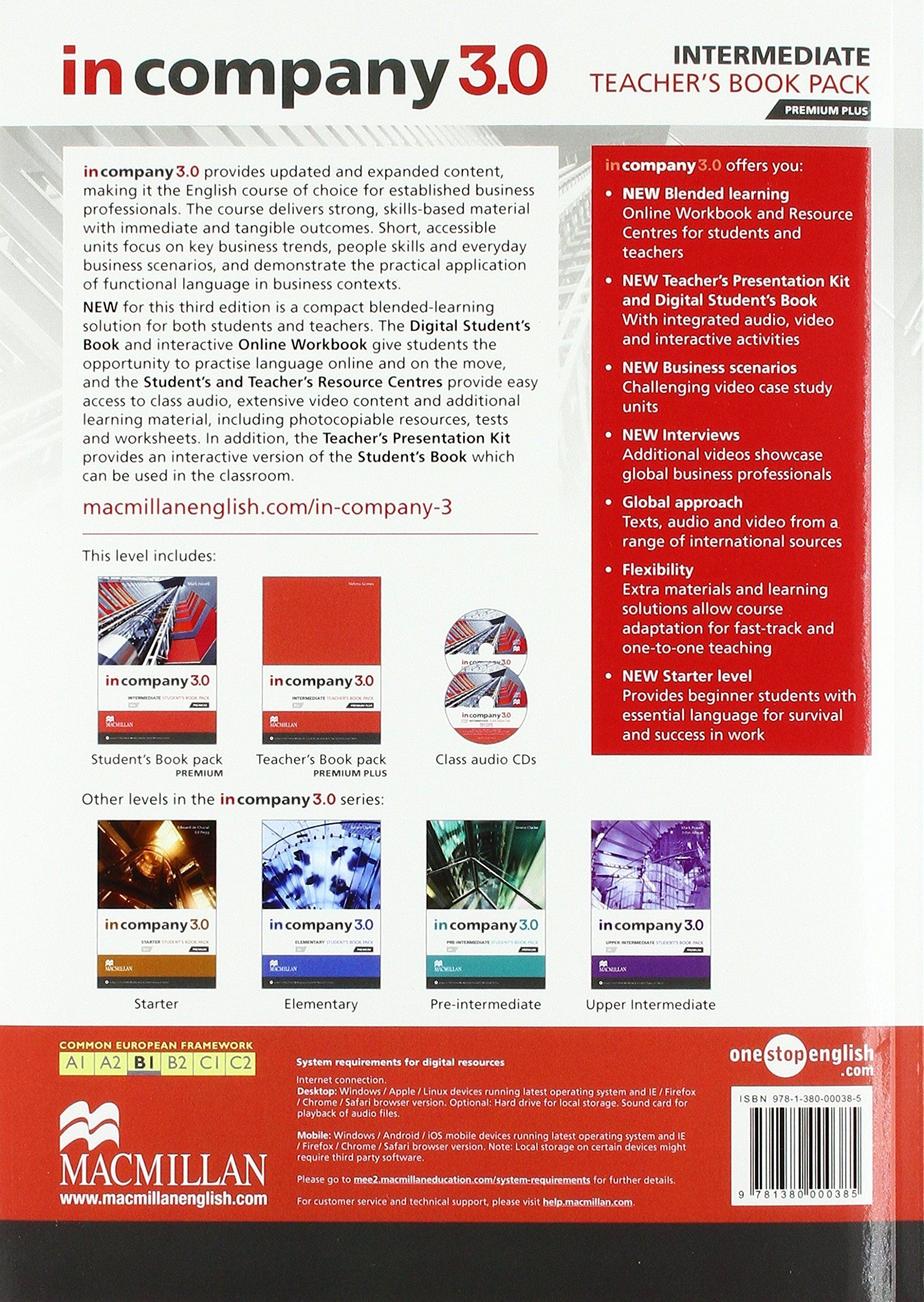 In Company 3.0 Intermediate Teacher's Book Premium Plus