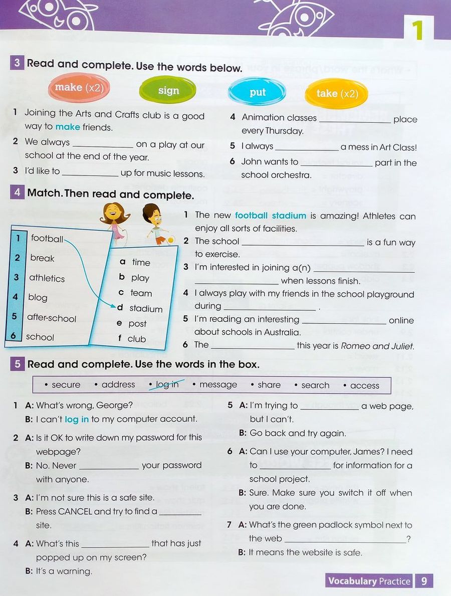 i Wonder 5 Vocabulary and Grammar Practice