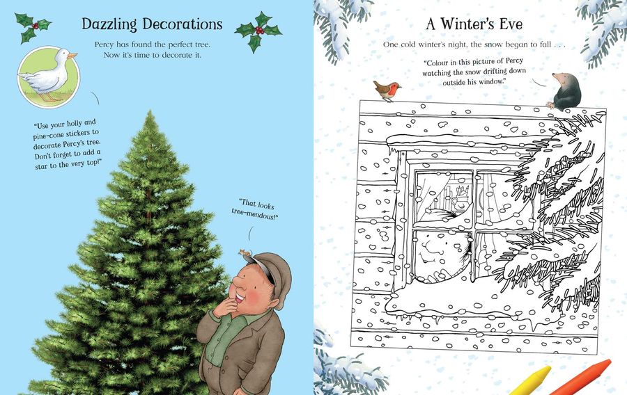 One Snowy Night Activity Book (A Percy the Park Keeper Story)