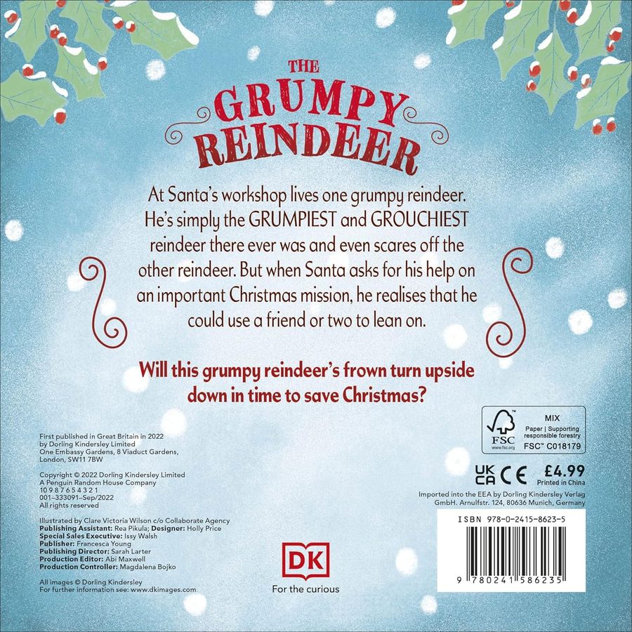 The Grumpy Reindeer A Winter Story About Friendship and Kindness