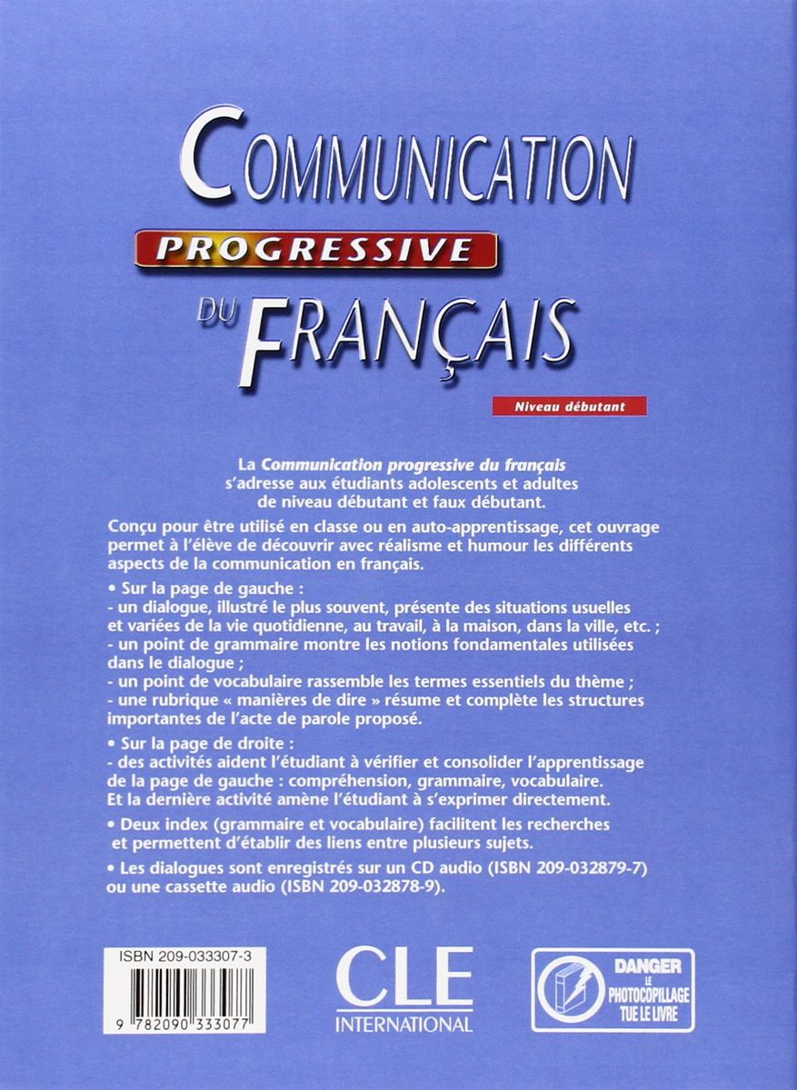 Communication Progressive du Francais Debutant Corriges (ответы)