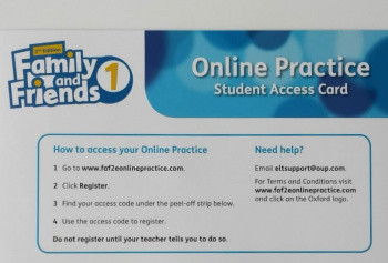 Family and Friends (2nd edition) 1 Online Practice Access Code