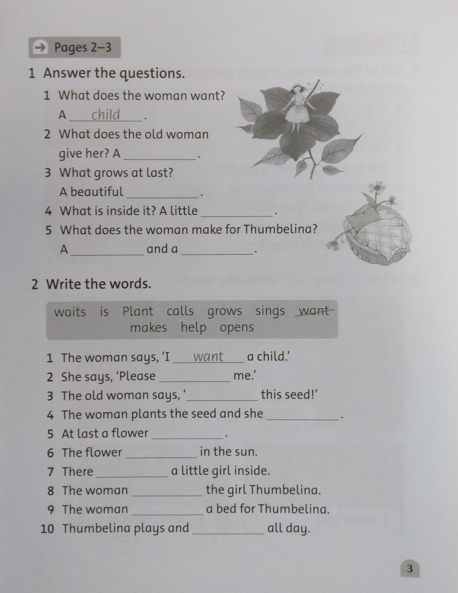 Classic Tales Level 2 Thumbelina Activity Book and Play