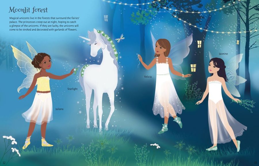 Usborne Sticker Dolly Dressing Fairy Princesses