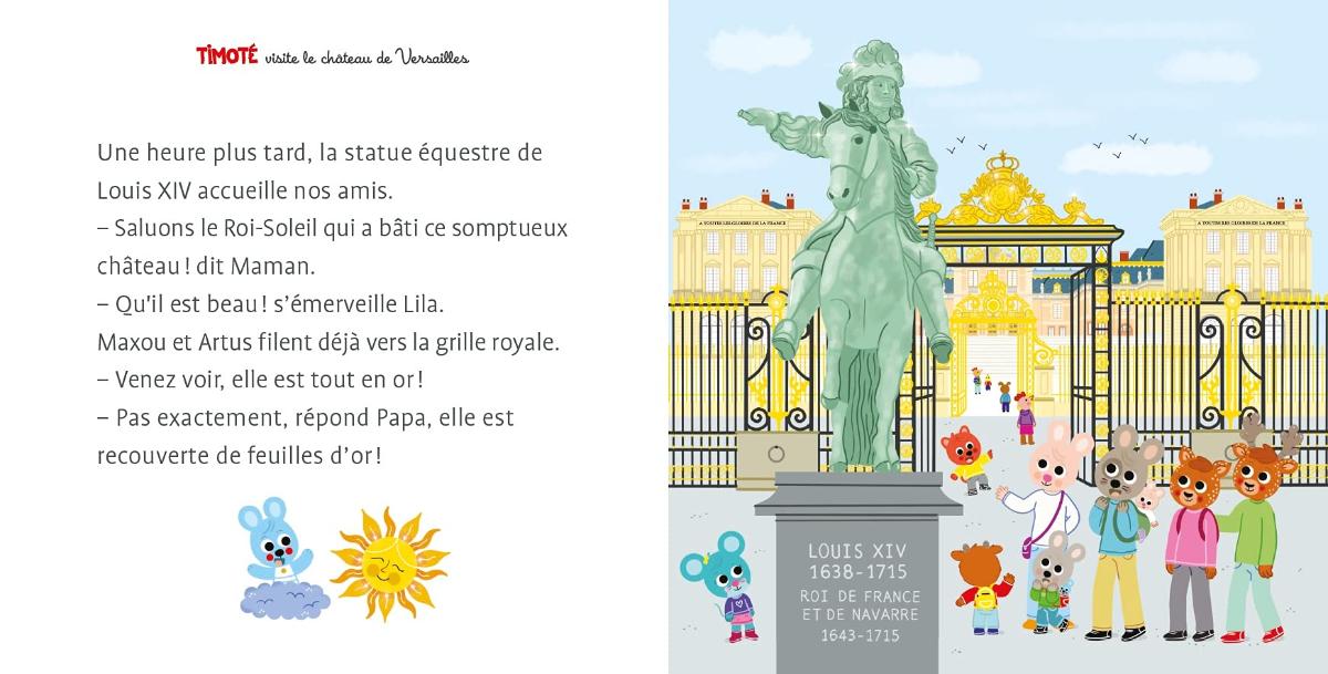 Timoté visite le château de Versailles