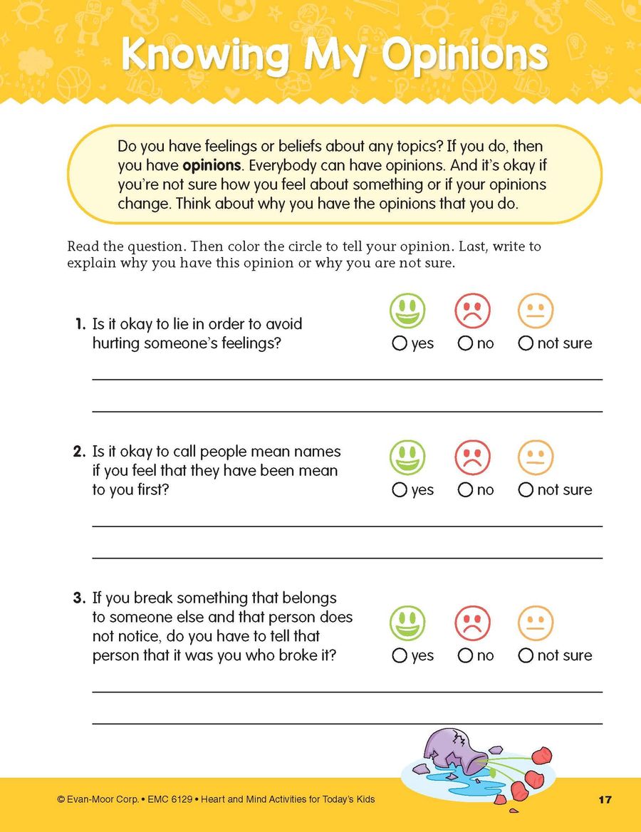 Heart and Mind Activities for Today's Kids Ages 8-9
