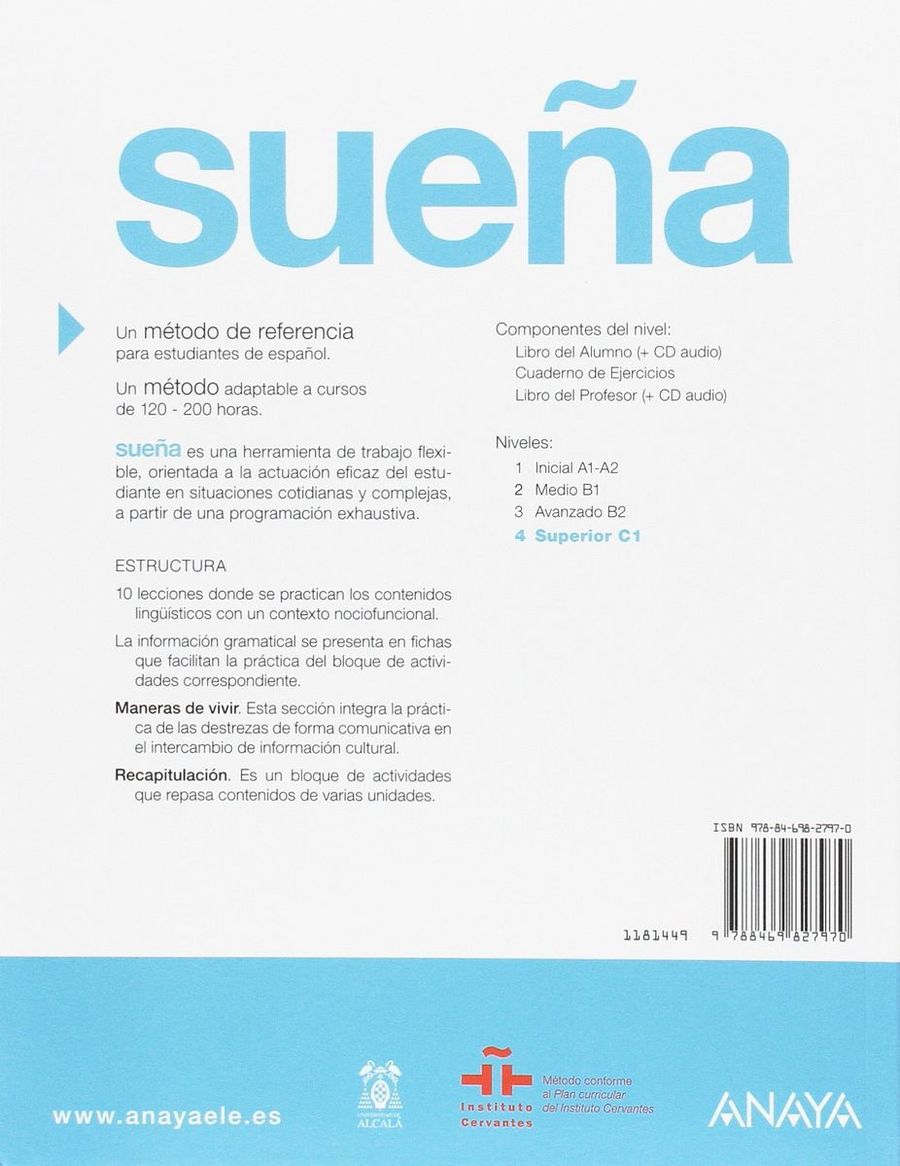 Nuevo Suena 4 (C1) Cuaderno de ejercicios