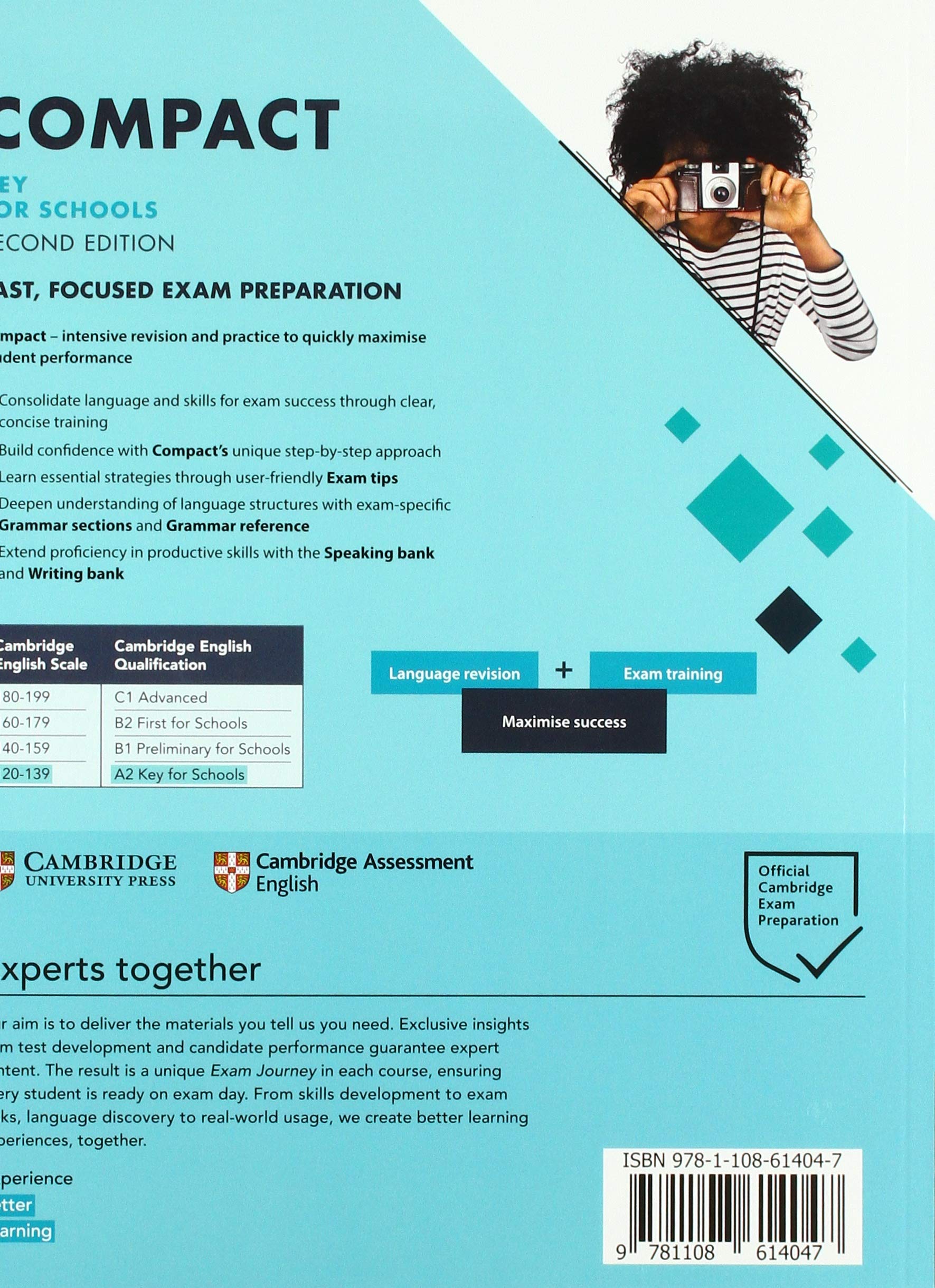 Compact Key for Schools (2nd Edition) (2020 Exam) Workbook without Answers with Audio Download