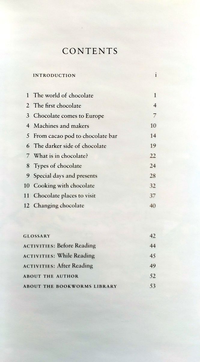 Oxford Bookworms Factfiles 2 Chocolate