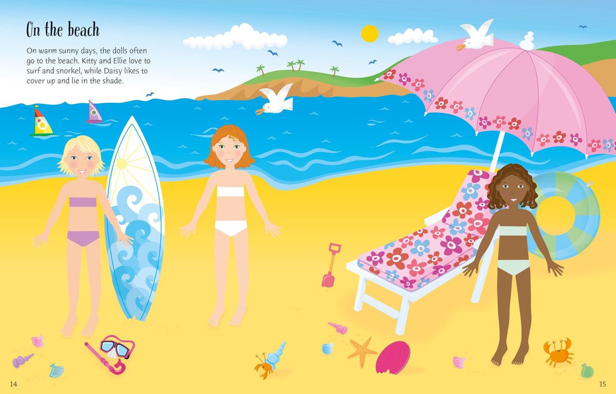 Usborne Sticker Dolly Dressing Dolls
