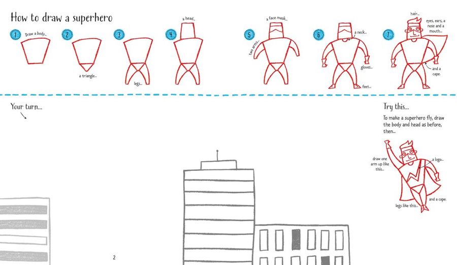 Usborne Step-by-Step Drawing Book People