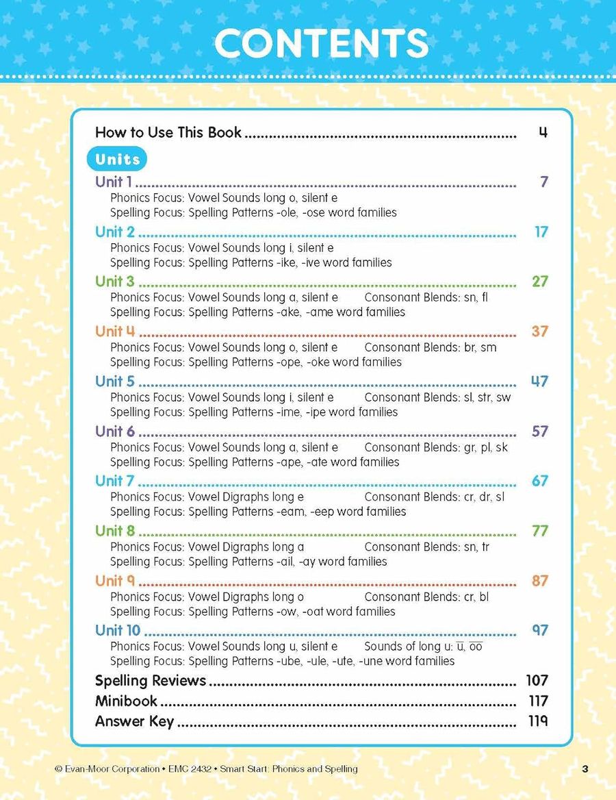 Smart Start Phonics and Spelling Grade 1 Workbook