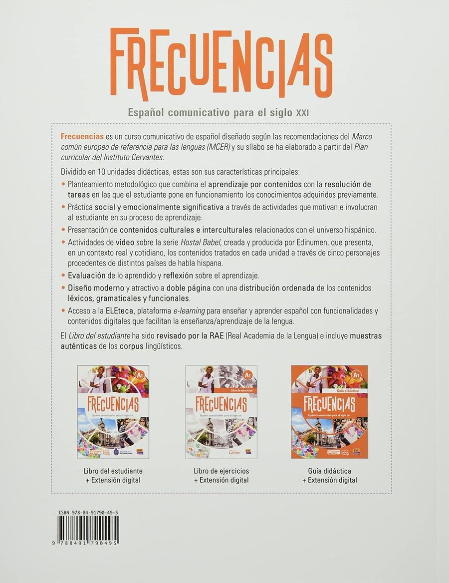 Frecuencias A1 Libro del estudiante + eBook + Extension digital