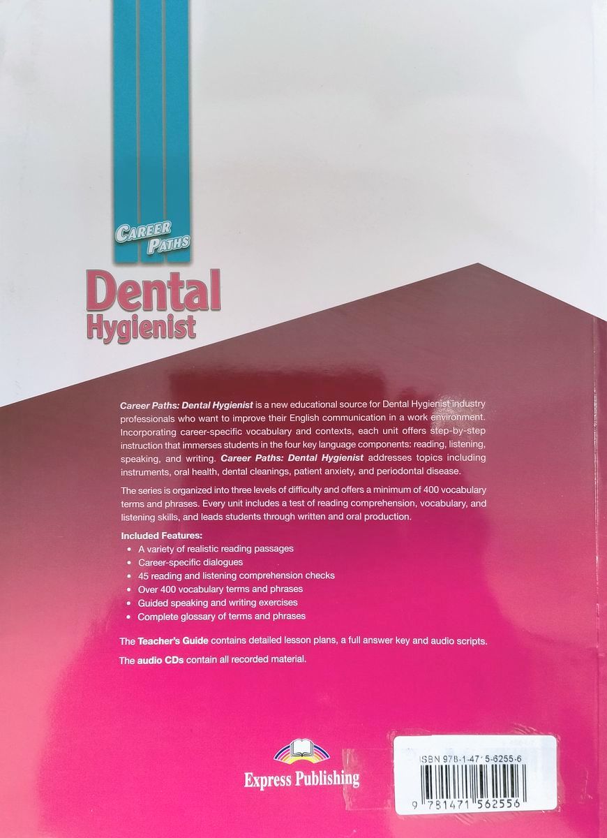 Career Paths Dental Hygienist Teacher's Guide, Student's Book with Digibook and Online Audio