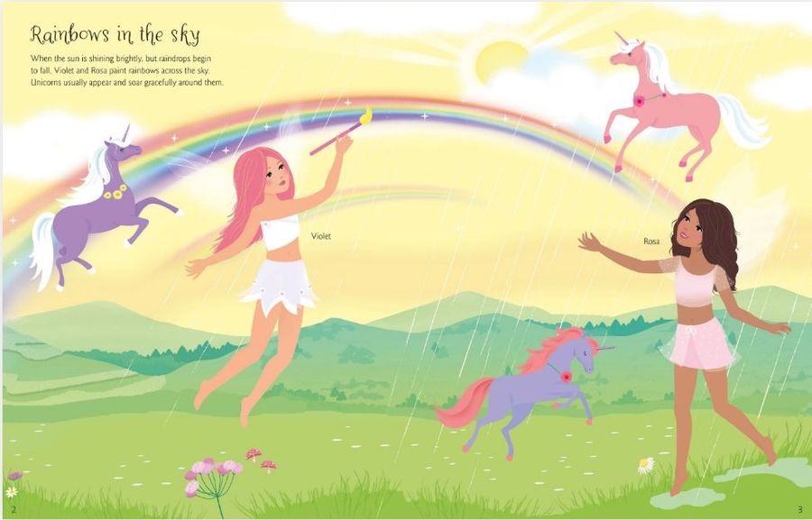 Usborne Sticker Dolly Dressing Unicorns