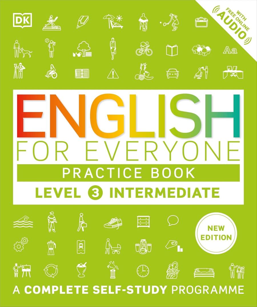 English for Everyone Level 3 Intermediate Practice Book with Online Audio