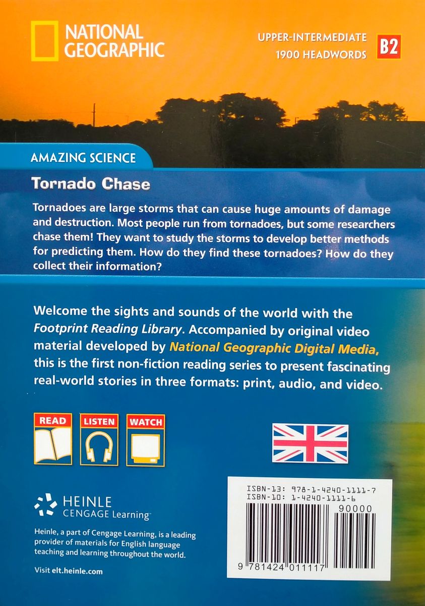 Footprint Reading Library 1900 Headwords Tornado Chase with Multi-ROM (B2)