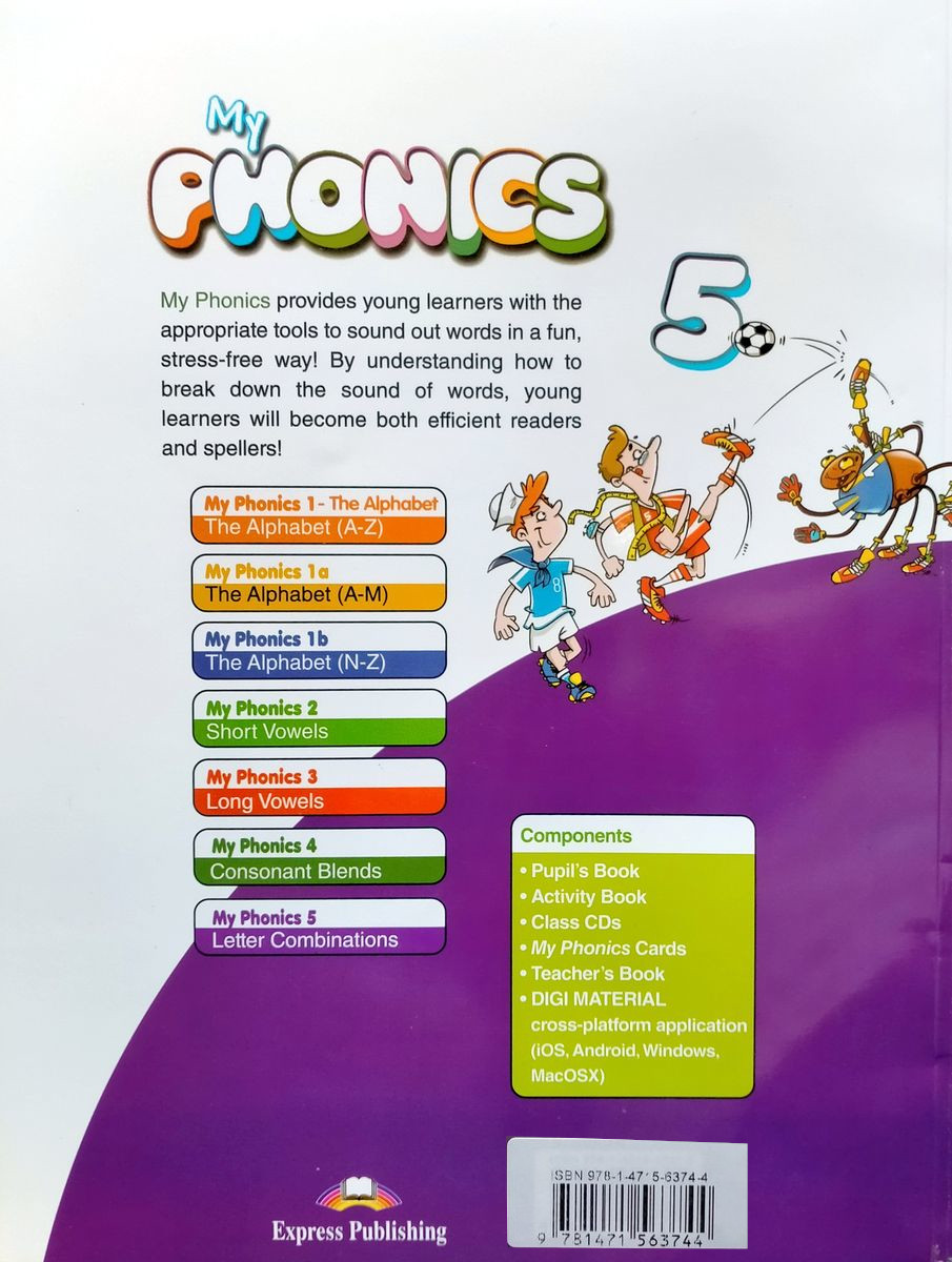 My Phonics 5 Activity Book Digibook Application