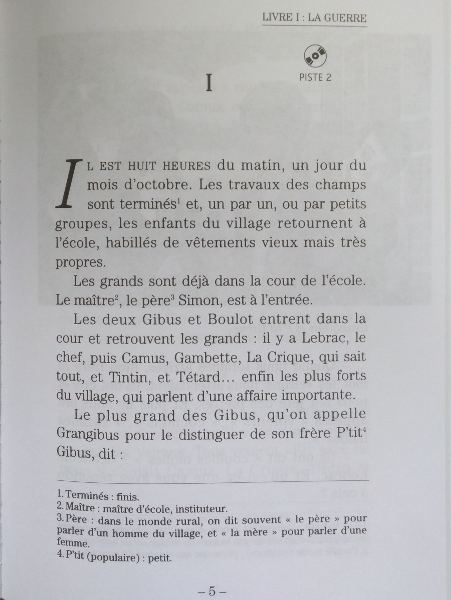 En Francais Facile 1 (A1) La guerre des boutons + Audio