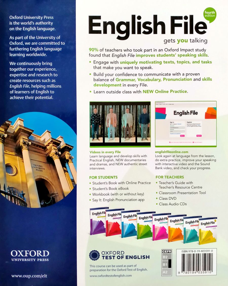 English File (4th edition) Intermediate  Student's Book with Online Practice