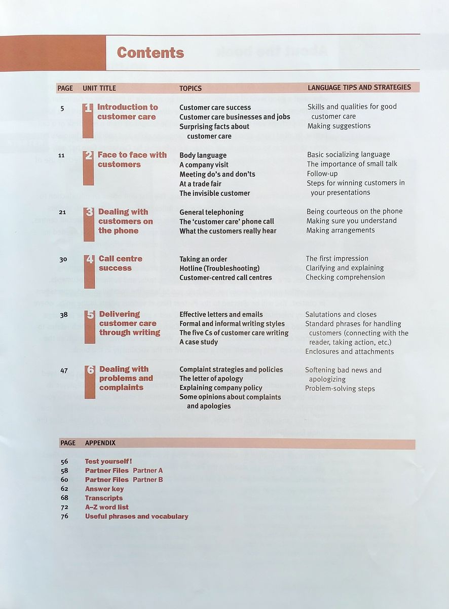 Express Series English for Customer Care Student's Book