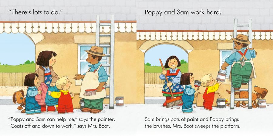 Usborne Farmyard Tales Poppy and Sam The Old Steam Train
