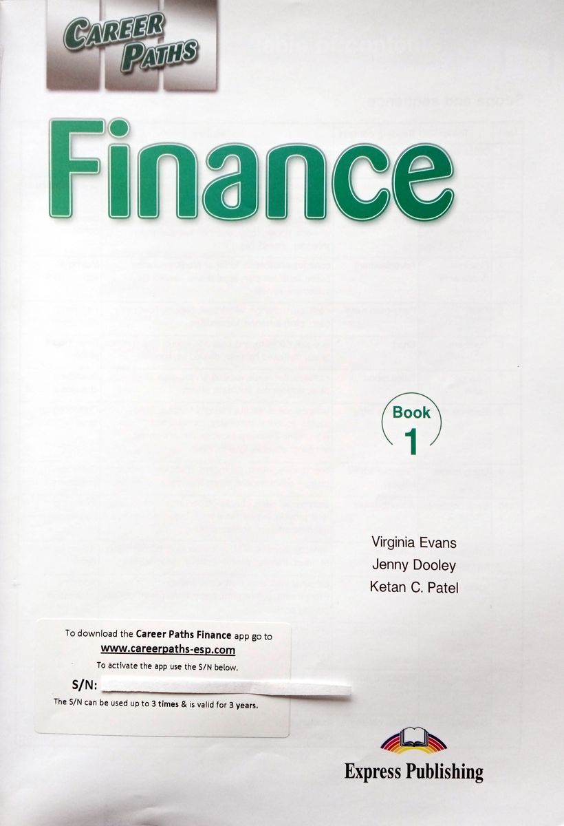 Career Paths Finance Student's Book with Digibook