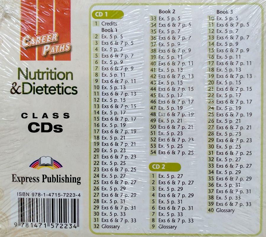 Career Paths Nutrition and Dietetics Audio CDs