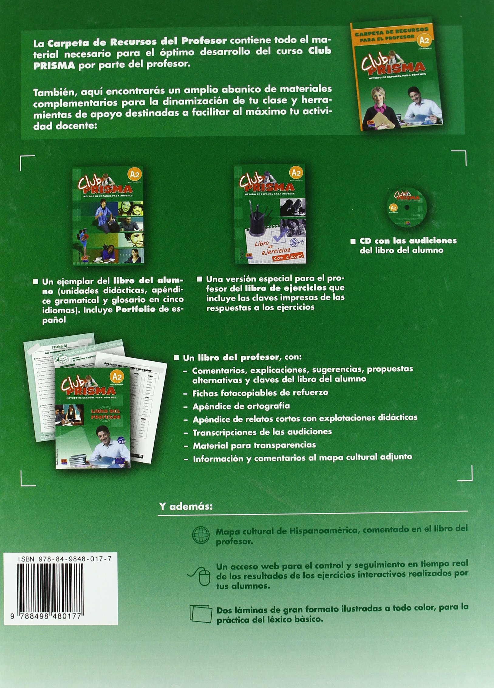 Club Prisma A2 Carpeta para Profesor