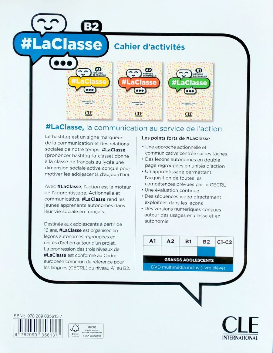 #LaClasse B2 Cahier d'activites