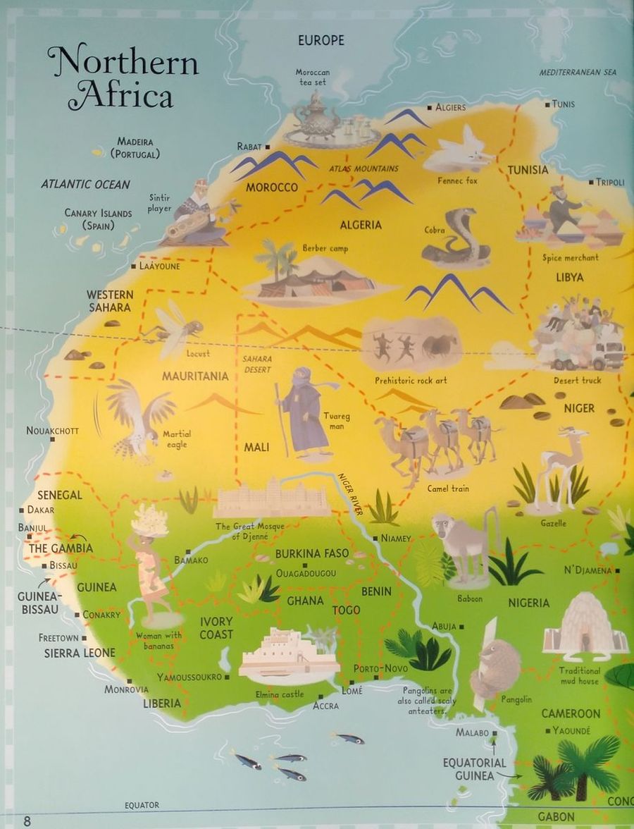 The Usborne Sticker Picture Atlas of the World