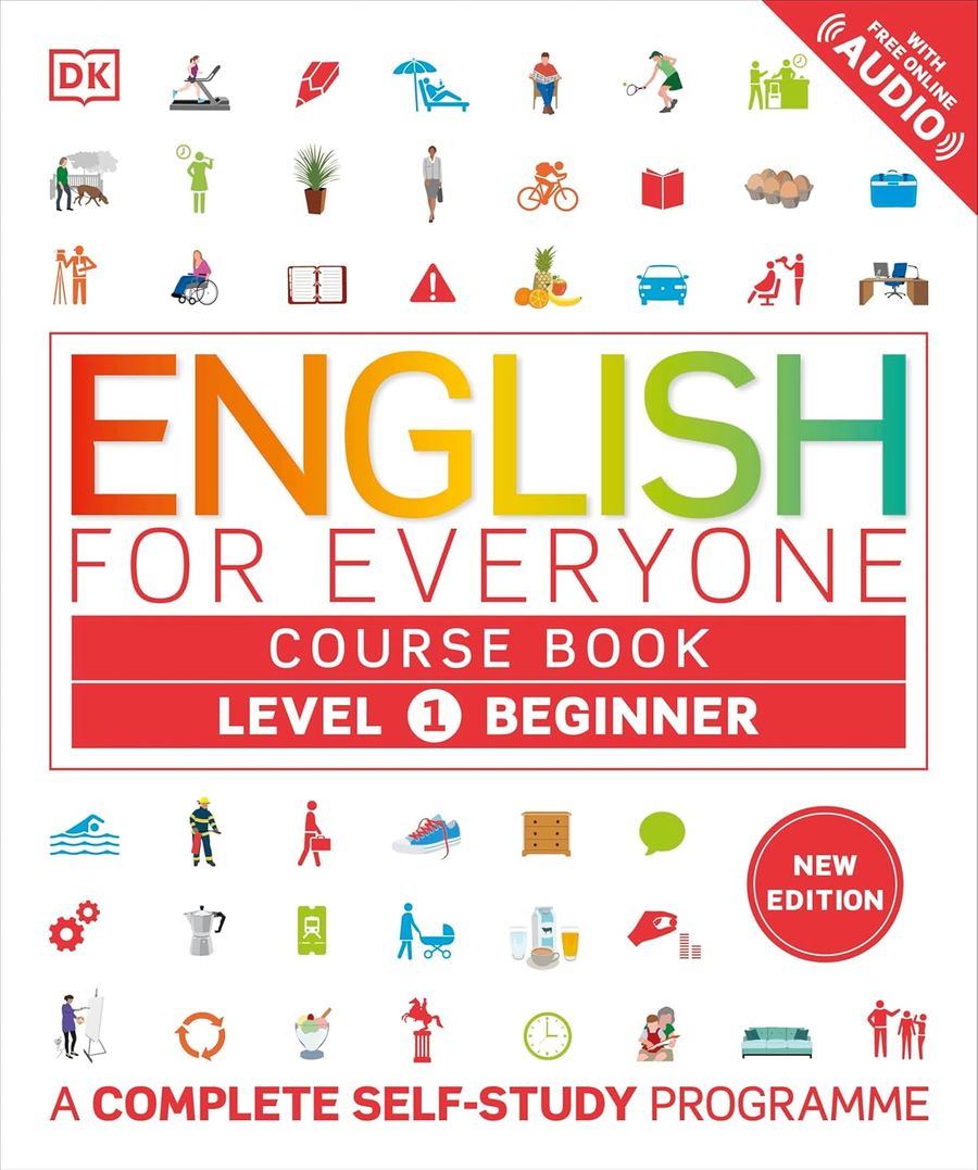 English for Everyone Level 1 Beginner Course Book with Audio