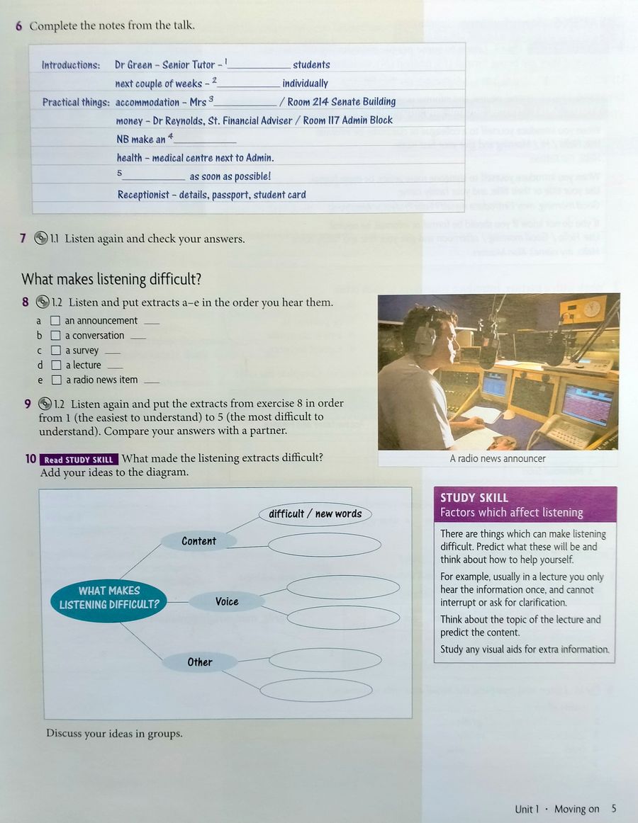Headway Academic Skills Listening, Speaking and Study Skills 2 Student's Book