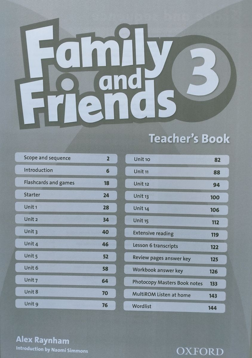 Family and Friends 3 Teacher's Book