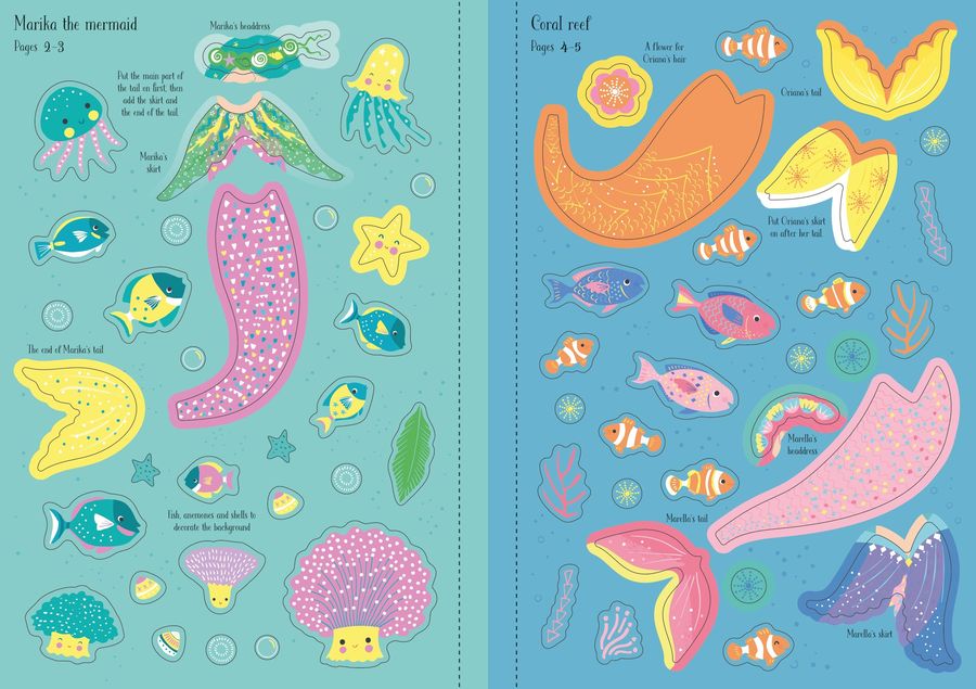 Little Sticker Dolly Dressing Mermaid