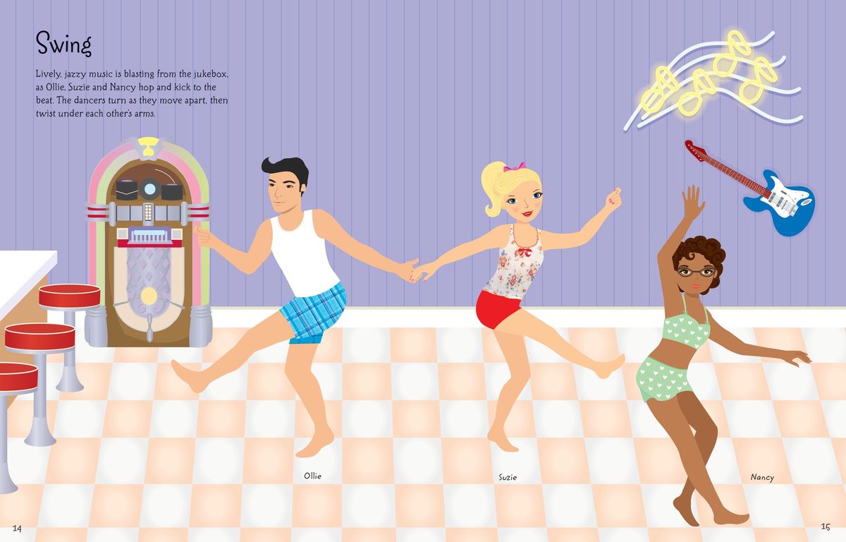 Usborne Sticker Dolly Dressing Dancers