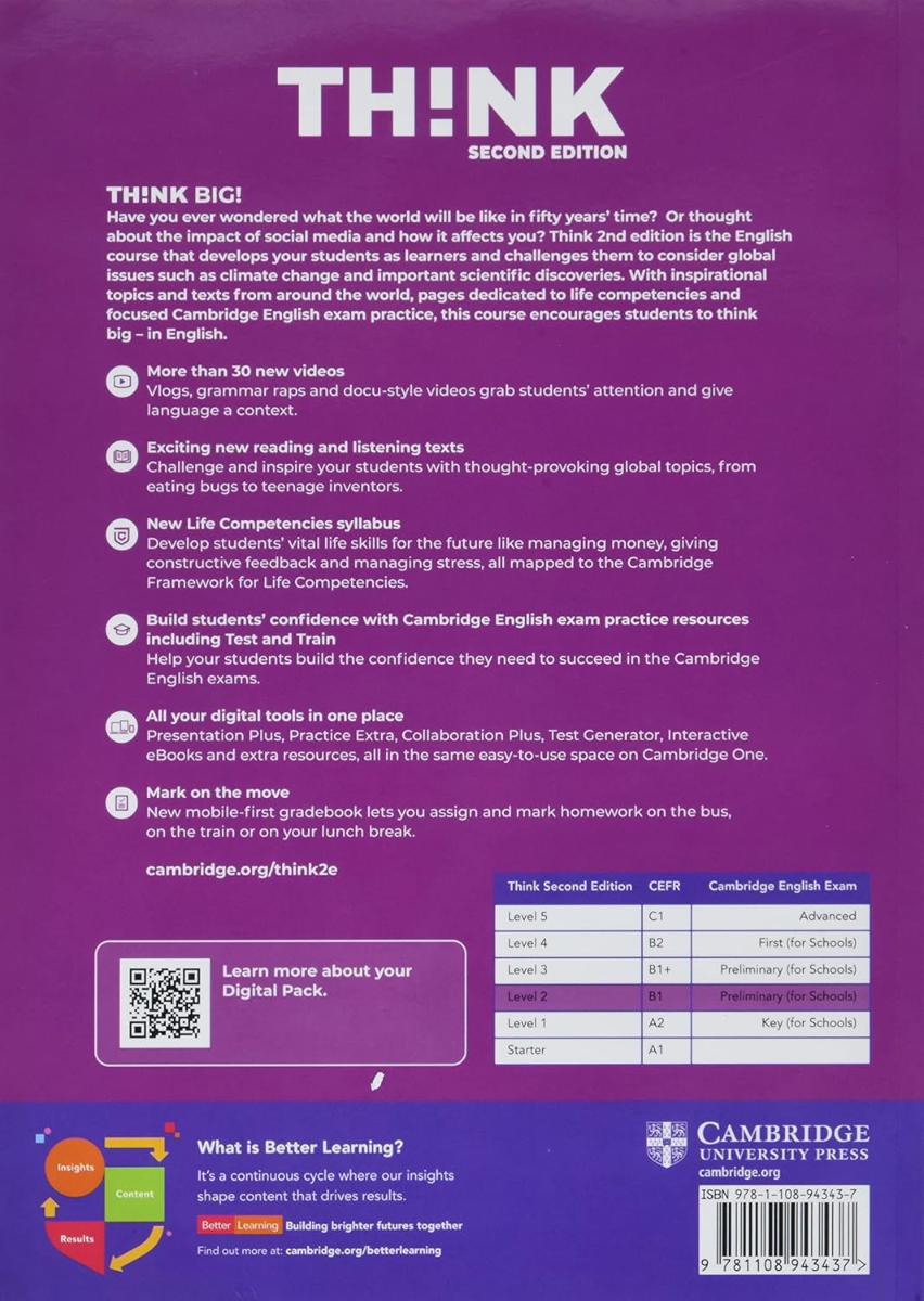 Think (2nd edition) 2 Teacher's Book with Digital Pack