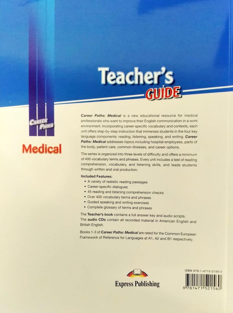 Career Paths Medical Teacher's Guide