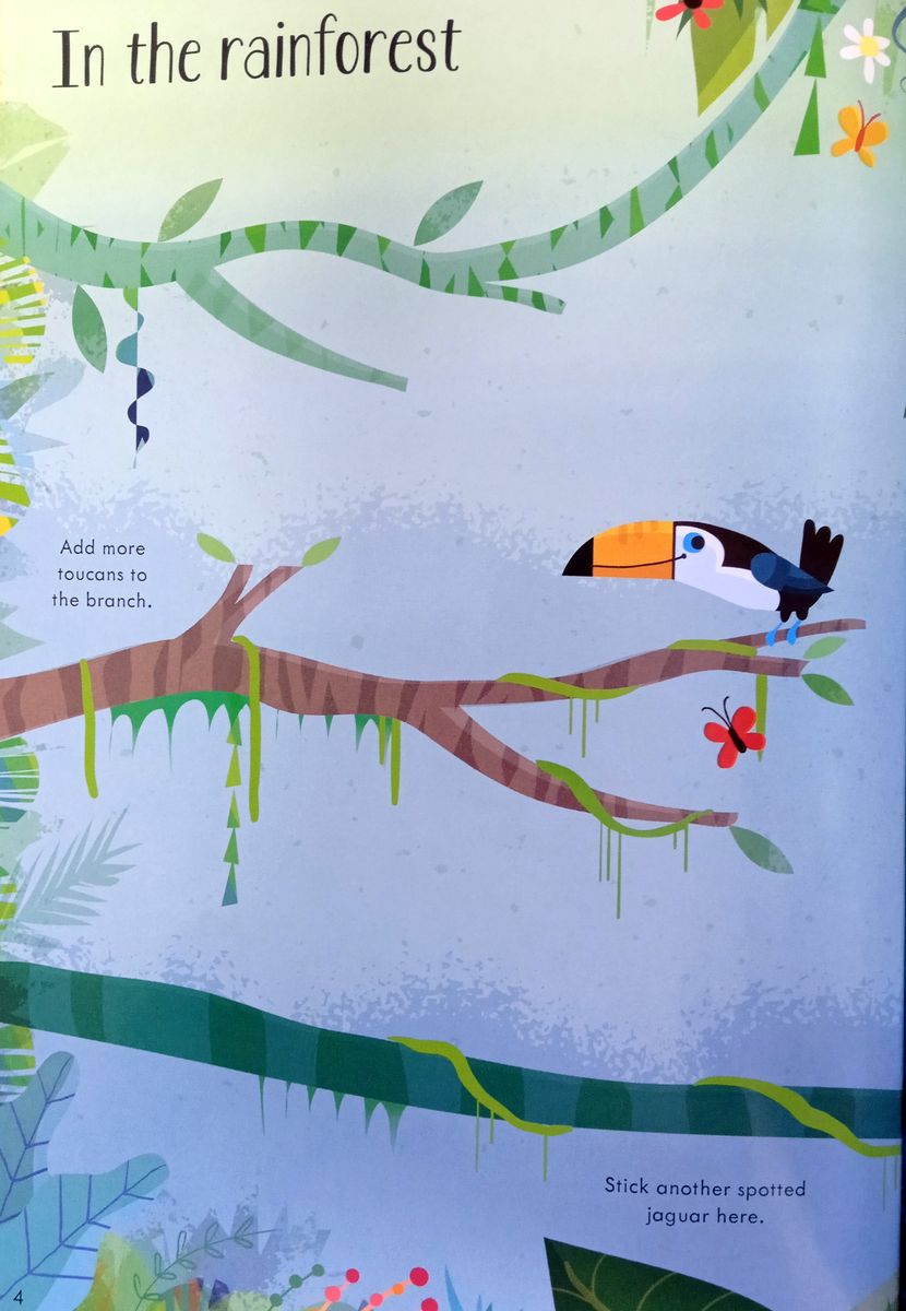 Usborne Little First Stickers Animals