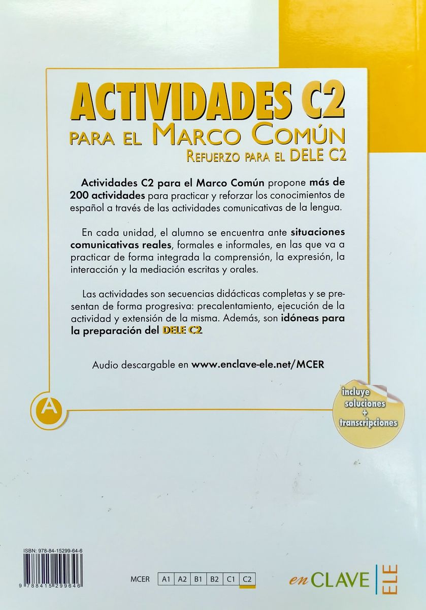 Actividades para el Marco Сomun C2 + Audio Descargable