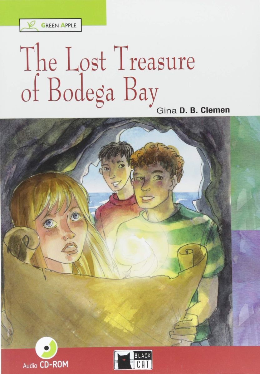 Green Apple 1 The Lost Treasure of Bodega Bay with Audio CD-ROM