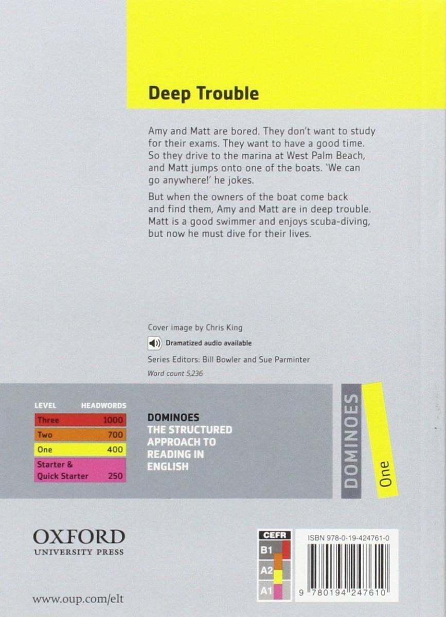 Dominoes 1 Deep Trouble with Audio Download (access card inside)