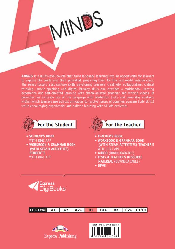 4Minds B1 Student's Book with Digibooks