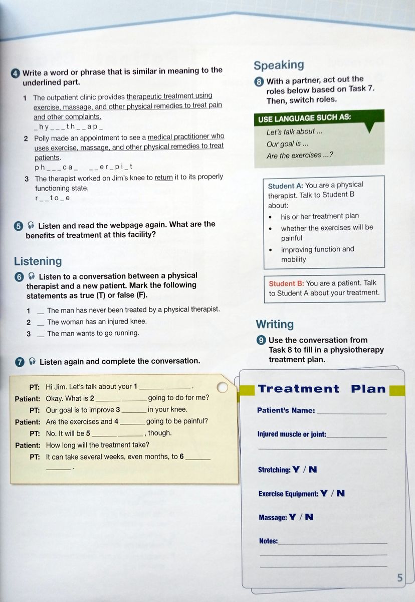 Career Paths Physiotherapy Teacher's Guide, Student's Book with Digibook and Online Audio