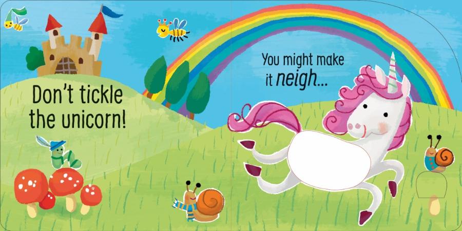 Usborne Touchy-feely Sounds Don't Tickle the Unicorn