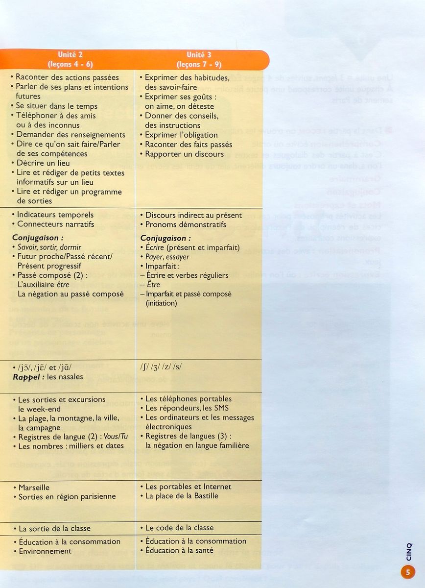 Oh la la! College 3 Livre de l'eleve