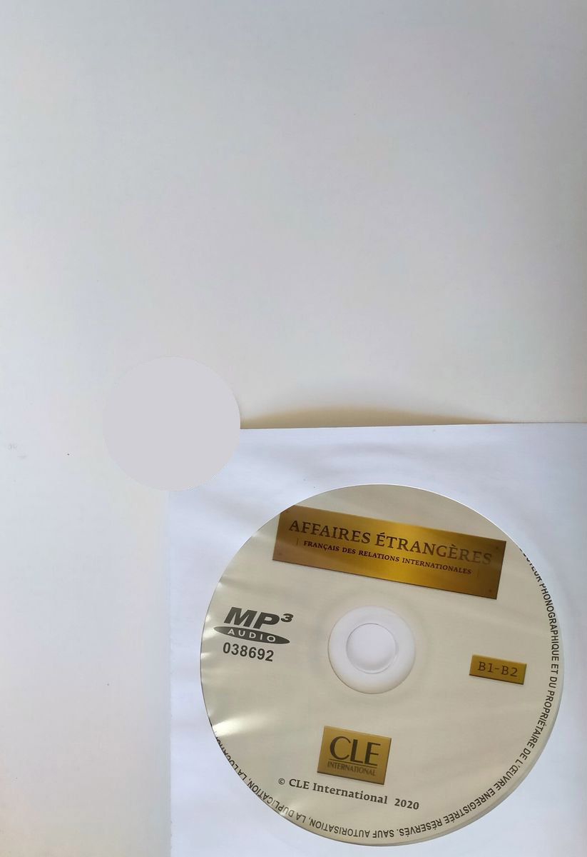 Affaires etrangeres B1-B2 Livre de l'eleve + CD