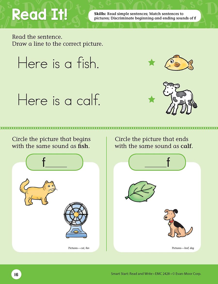 Smart Start Read and Write Grade K