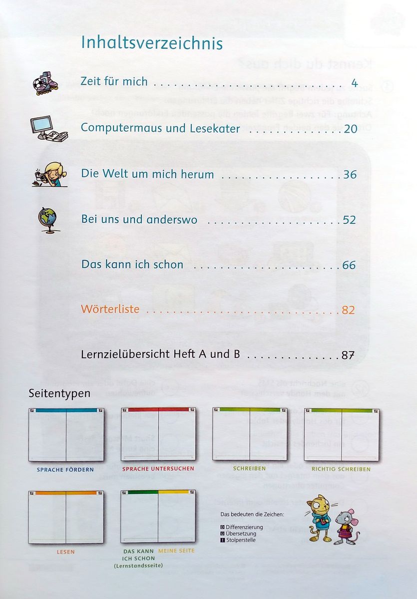 der die das 4 Arbeitsheft Teil A und B im Paket